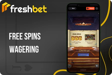 Freshbetloginapp free spins wagering and time window