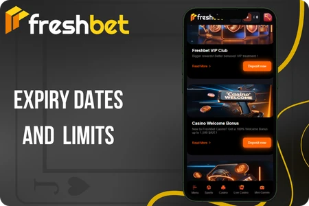 Freshbetloginapp promo code xpiry dates and bonus limits